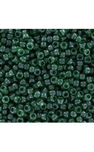 Miyuki rocailles Perlen 11/0 - Transparent green luster 11-173
